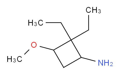 2,2-diethyl-3-methoxycyclobutan-1-amine