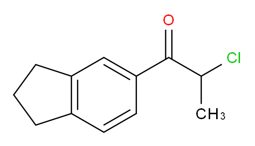 2-chloro-1-(2,3-dihydro-1H-inden-5-yl)propan-1-one