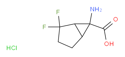 6-amino-2,2-difluorobicyclo[3.1.0]hexane-6-carboxylic acid hydrochloride