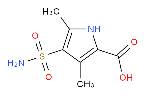 3,5-dimethyl-4-sulfamoyl-1H-pyrrole-2-carboxylic acid