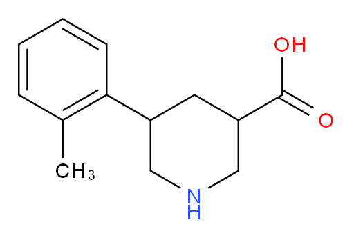 5-(2-methylphenyl)piperidine-3-carboxylic acid