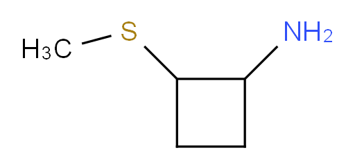 2-(methylsulfanyl)cyclobutan-1-amine