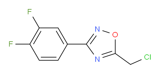 5-(chloromethyl)-3-(3,4-difluorophenyl)-1,2,4-oxadiazole
