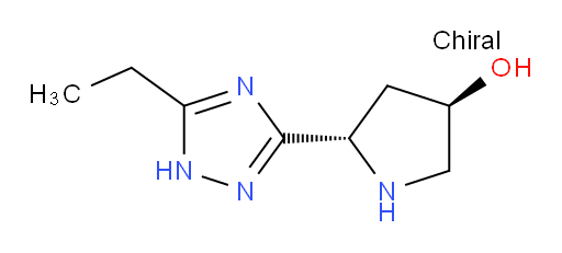 (3R,5S)-5-(5-ethyl-1H-1,2,4-triazol-3-yl)pyrrolidin-3-ol