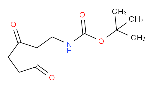 tert-butyl N-[(2,5-dioxocyclopentyl)methyl]carbamate