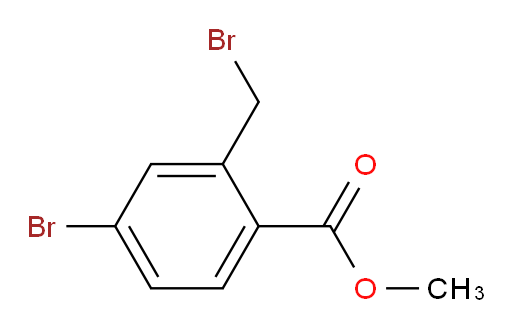 Benzoic acid, 4-bromo-2-(bromomethyl)-, methyl ester