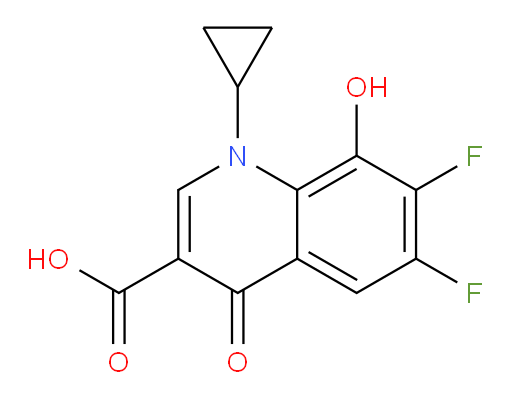 1-Cyclopropyl-6,7-difluoro-1,4-dihydro-8-hydroxy-4-oxo-quinolin-3-carboxylic acid