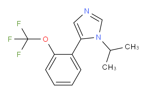 1-(propan-2-yl)-5-[2-(trifluoromethoxy)phenyl]-1H-imidazole