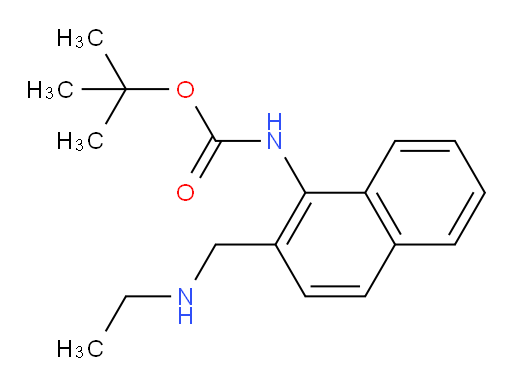 tert-butyl N-{2-[(ethylamino)methyl]naphthalen-1-yl}carbamate