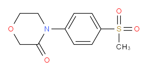 4-(4-methanesulfonylphenyl)morpholin-3-one