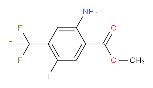 Benzoic acid, 2-amino-5-iodo-4-(trifluoromethyl)-, methyl ester