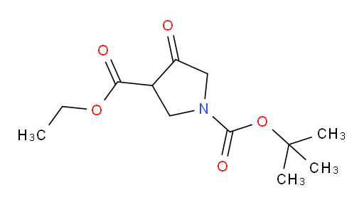 4-oxo-1,3-pyrrolidinedicarboxylic acid 1-(tert-butyl) 3-ethyl ester