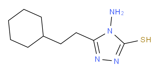 4-amino-5-(2-cyclohexylethyl)-4H-1,2,4-triazole-3-thiol