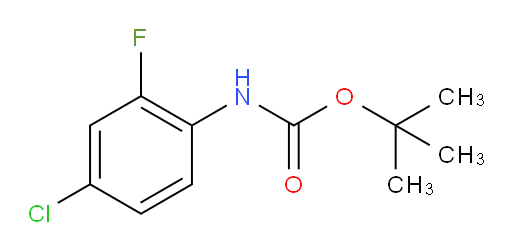 N-(2-fluoro-4-Chlorophenyl)-carbamic acid tert-butyl ester