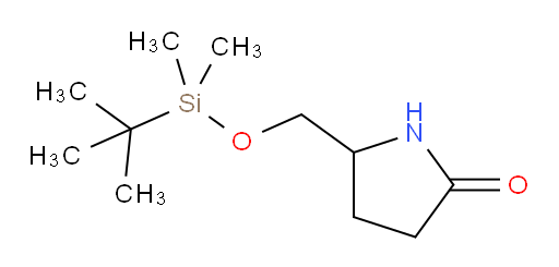 5-[[[(tert-butyl)dimethylsilyl]oxy]methyl]pyrrolidin-2-one