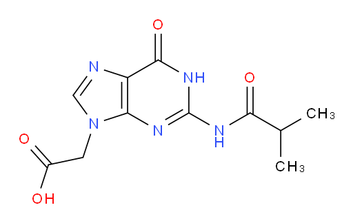 2-(2-isobutyramido-6-oxo-1H-purin-9(6H)-yl)acetic acid