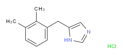 API017;DTMT.HCl;DoMosedan;DorMosedan;MPV 253AII;DETOMIDINE HCL;detomidine hydrochloride;DetoMidine hydrochloride (DorMosedan);5-[(2,3-DiMethylphenyl)Methyl]iMidazole HCl;4-(2,3-diMethylbenzyl)-1H-iMidazole hydrochloride