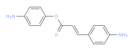 (E)-4-aminophenyl 3-(4-aminophenyl)acrylate