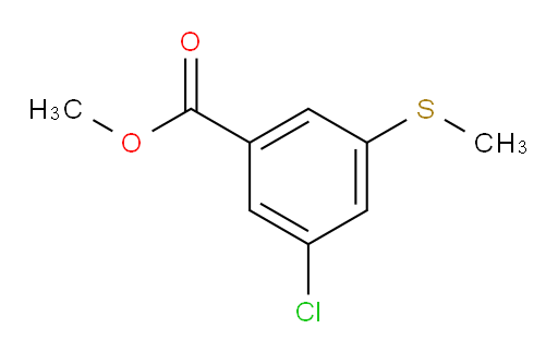 methyl 3-chloro-5-(methylthio)benzoate