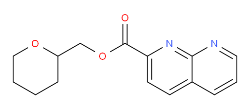 (tetrahydro-2H-pyran-2-yl)methyl 1,8-naphthyridine-2-carboxylate