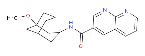 N-(1-methoxybicyclo[3.3.1]nonan-3-yl)-1,8-naphthyridine-3-carboxamide