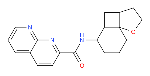 N-(octahydro-2H-benzo[1,4]cyclobuta[1,2-b]furan-5-yl)-1,8-naphthyridine-2-carboxamide