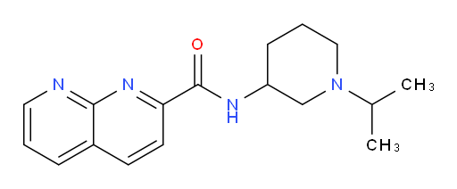 N-(1-isopropylpiperidin-3-yl)-1,8-naphthyridine-2-carboxamide