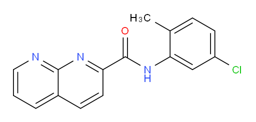 N-(5-chloro-2-methylphenyl)-1,8-naphthyridine-2-carboxamide