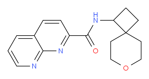 N-(7-oxaspiro[3.5]nonan-1-yl)-1,8-naphthyridine-2-carboxamide
