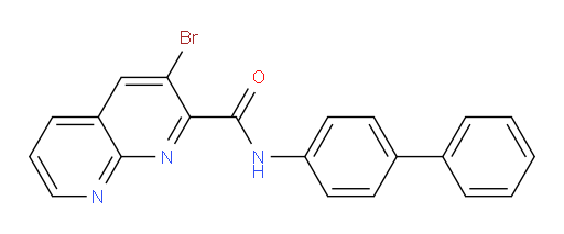 N-([1,1'-biphenyl]-4-yl)-3-bromo-1,8-naphthyridine-2-carboxamide
