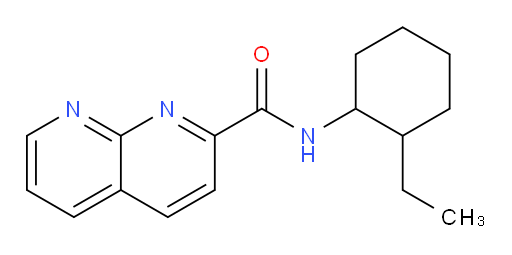 N-(2-ethylcyclohexyl)-1,8-naphthyridine-2-carboxamide