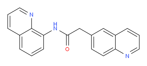 2-(quinolin-6-yl)-N-(quinolin-8-yl)acetamide