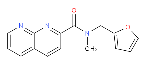 N-(furan-2-ylmethyl)-N-methyl-1,8-naphthyridine-2-carboxamide