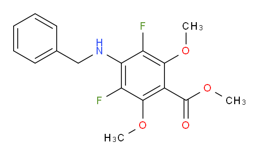 methyl 4-(benzylamino)-3,5-difluoro-2,6-dimethoxybenzoate