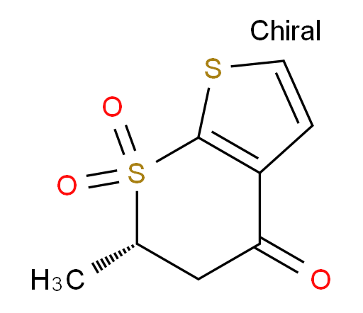 (S)-6-methyl-5,6-dihydro-4H-thieno[2,3-b]thiopyran-4-one 7,7-dioxide