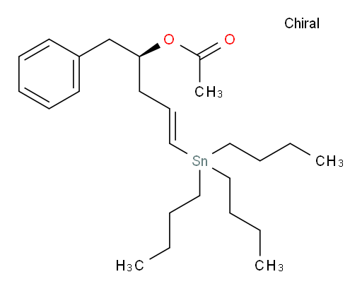 (S,E)-1-phenyl-5-(tributylstannyl)pent-4-en-2-yl acetate