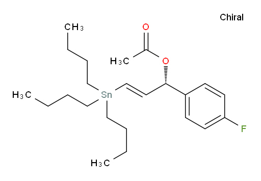 (S,E)-1-(4-fluorophenyl)-3-(tributylstannyl)allyl acetate