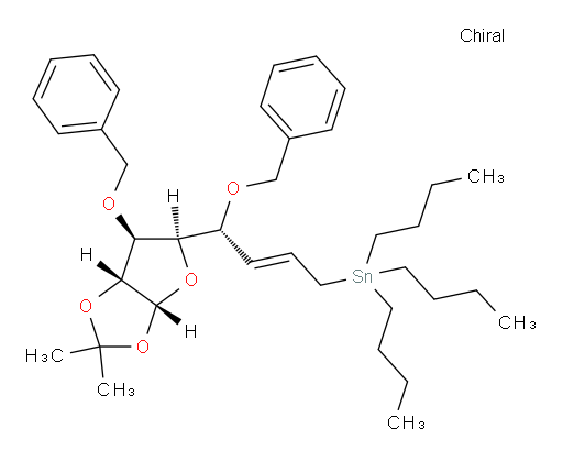 ((R,E)-4-(苄氧基)-4-((3aR,5R,6S,6aR)-6-(苄氧基)-2,2-二甲基四氢呋喃并[2,3-d][1,3]二氧杂环戊烯-5-基)丁-2-烯-1-基)三丁基锡烷
