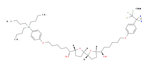 (R)-1-((2R,2'R,5R,5'R)-5'-((R)-1-羟基-6-(4-(3-(三氟甲基)-3H-双吖丙啶-3-基)苯氧基)己基)八氢-[2,2'-联呋喃]-5-基)-6-(4-(三丁基锡基)苯氧基)己-1-醇