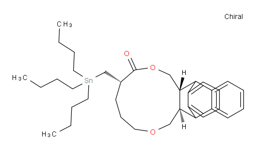 (4S,9aR,15aR)-4-((tributylstannyl)methyl)-4,5,6,7,9a,10,15,15a-octahydro-1H-10,15-[1,2]benzenonaphtho[2,3-c][1,6]dioxacycloundecin-3(9H)-one