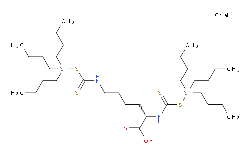 (S)-2,6-bis((((tributylstannyl)thio)carbonothioyl)amino)hexanoic acid