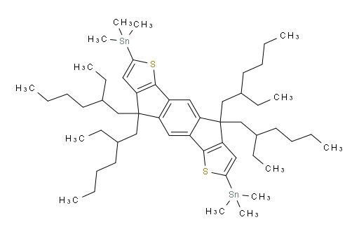 (4,4,9,9-tetrakis(2-ethylhexyl)-4,9-dihydro-s-indaceno[1,2-b:5,6-b']dithiophene-2,7-diyl)bis(trimethylstannane)