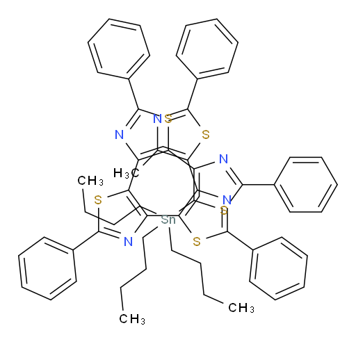 4''''-methyl-2,2',2'',2''',2''''-pentaphenyl-5-(tributylstannyl)-4,5':4',5'':4'',5''':4''',5''''-quinquethiazole