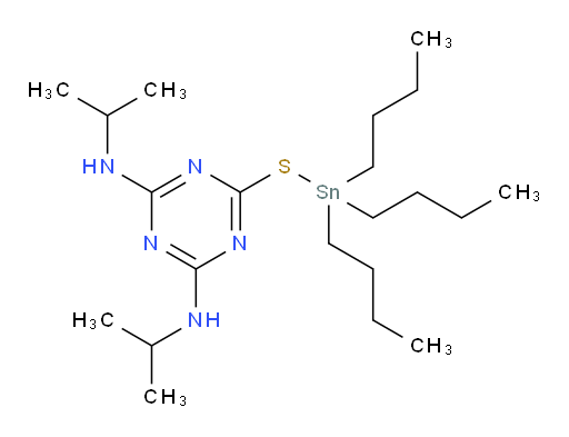 N2,N4-diisopropyl-6-((tributylstannyl)thio)-1,3,5-triazine-2,4-diamine