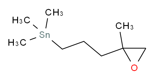 trimethyl(3-(2-methyloxiran-2-yl)propyl)stannane