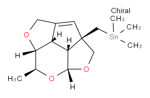 三甲基(((2aR,2a1R,3a1S,5aR,6S,7aR)-6-甲基-2,2a,2a1,3a1,4,5a,6,7a-八氢-1,5,7-三氧杂环戊烷并[jkl]-as-茚-2a-基)甲基)锡烷