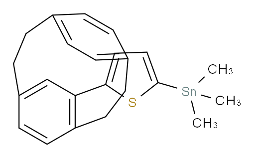 Trimethyl(5-tricyclo[8.2.2.24,7]hexadeca-4,6,10,12,13,15-hexaen-5-yl-2-thienyl)stannane