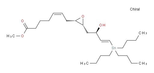 (Z)-methyl 7-((2S,3R)-3-((R,E)-2-hydroxy-4-(tributylstannyl)but-3-en-1-yl)oxiran-2-yl)hept-5-enoate