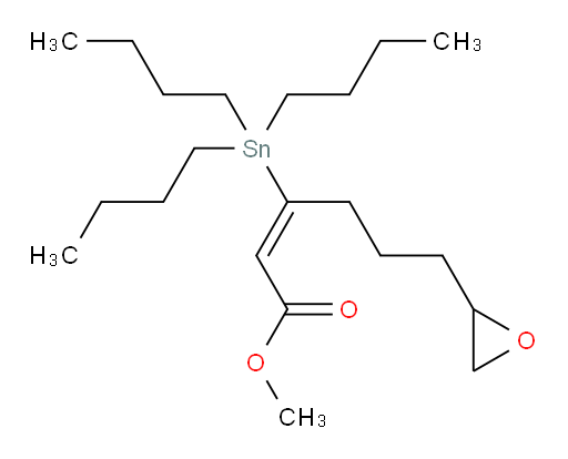(E)-methyl 6-(oxiran-2-yl)-3-(tributylstannyl)hex-2-enoate