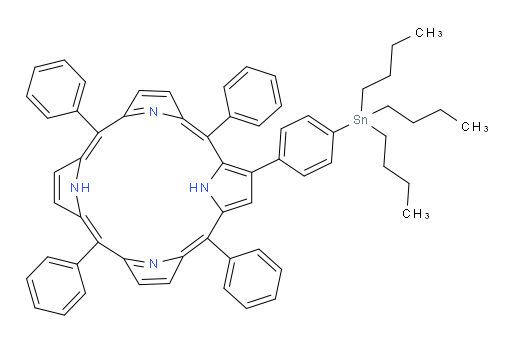 5,10,15,20-Tetraphenyl-2-[4-(tributylstannyl)phenyl]-21H,23H-porphine